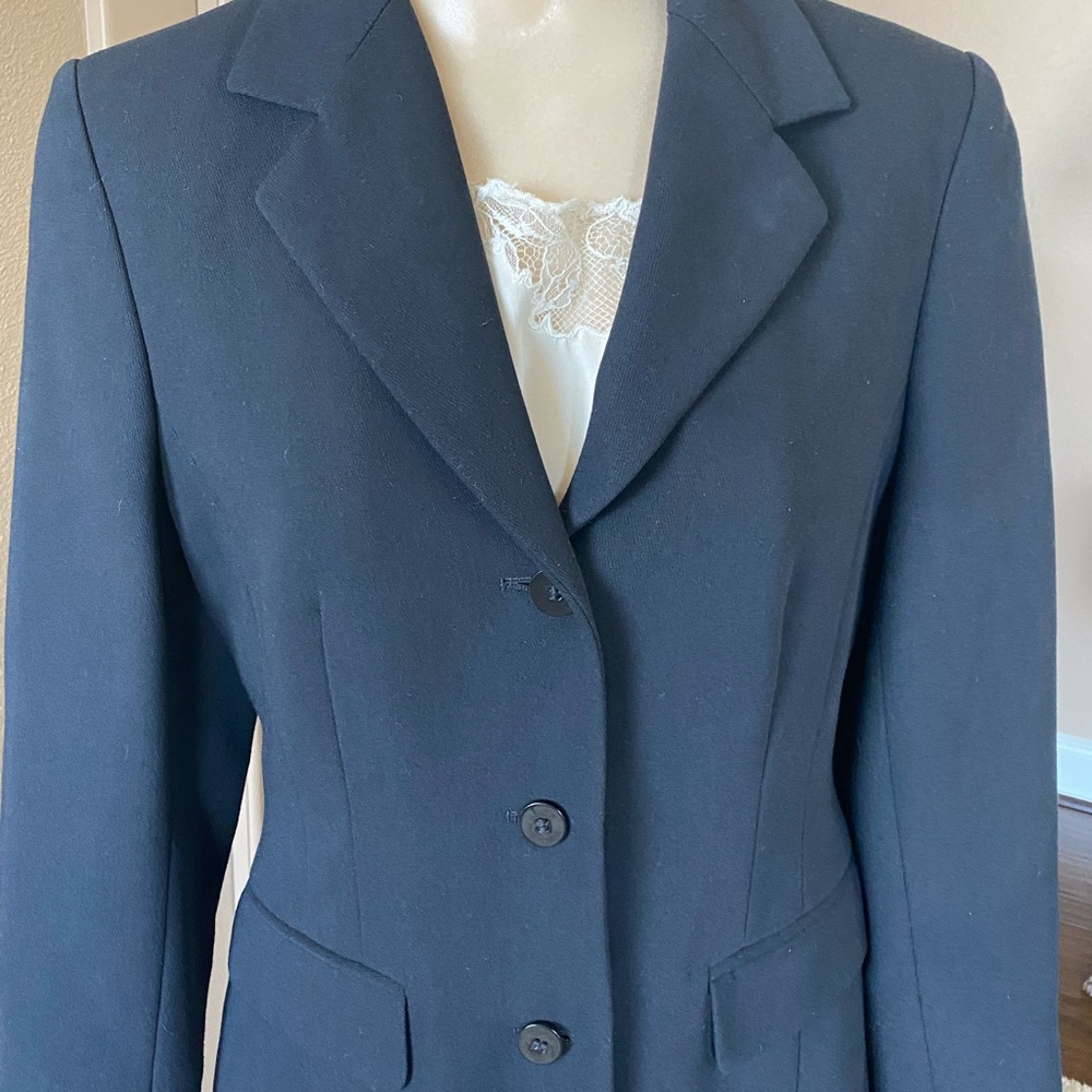 BhS Black Blazer Jacket fully Lined EUC 10 Lovely